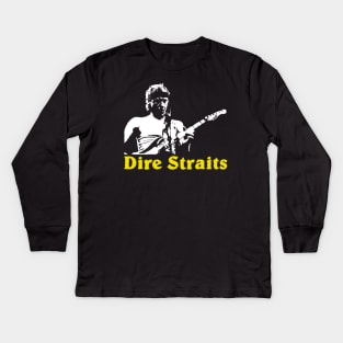 Dire Straits Vinatge Kids Long Sleeve T-Shirt